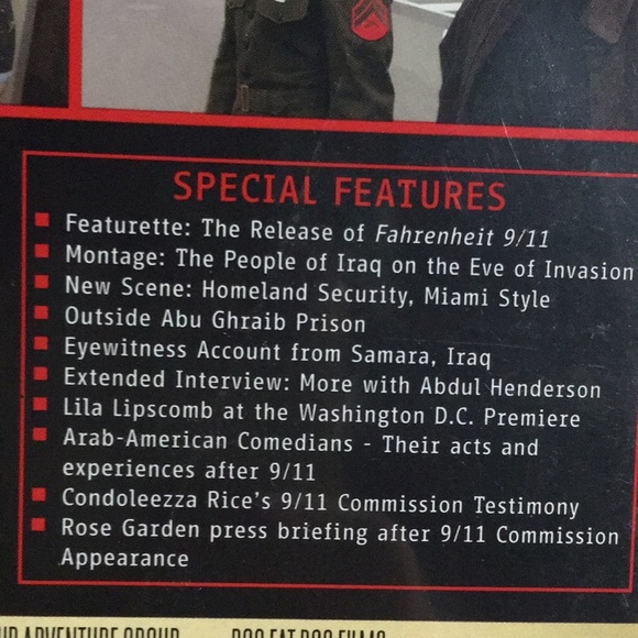 FAHRENHEIT 9/11” DVD - Picture 6 of 7